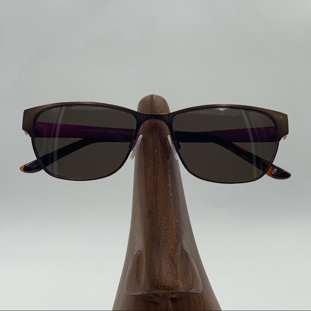Project Runway Bronze Oval Sunglasses Frames
